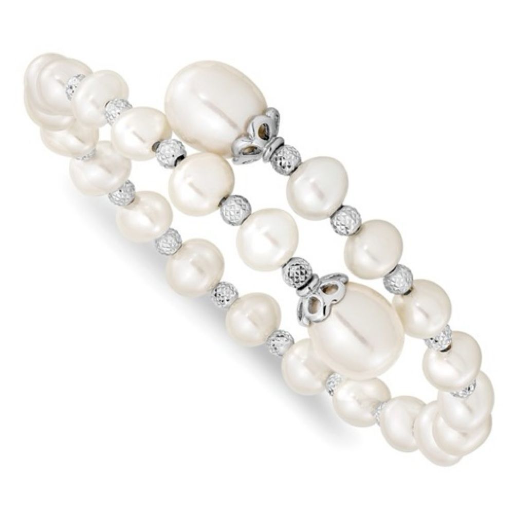 Freshwater Cultured Pearl Wrap Bracelet - Picture 4 of 7